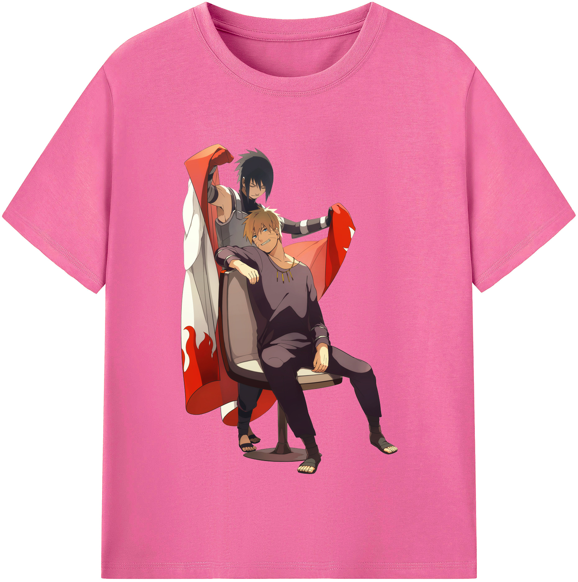 （画像用） NARUTO -ナルト- うずまき ナルト Uzumaki Naruto レディースカジュアルプリントTシャツ（綿100％）
